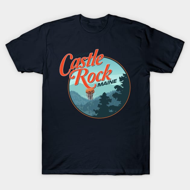 Castle Rock T-Shirt by MindsparkCreative